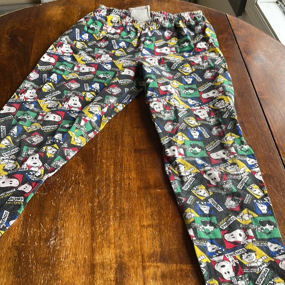 Vintage peanuts snoopy leggings juniors size large - Picture 6 of 7